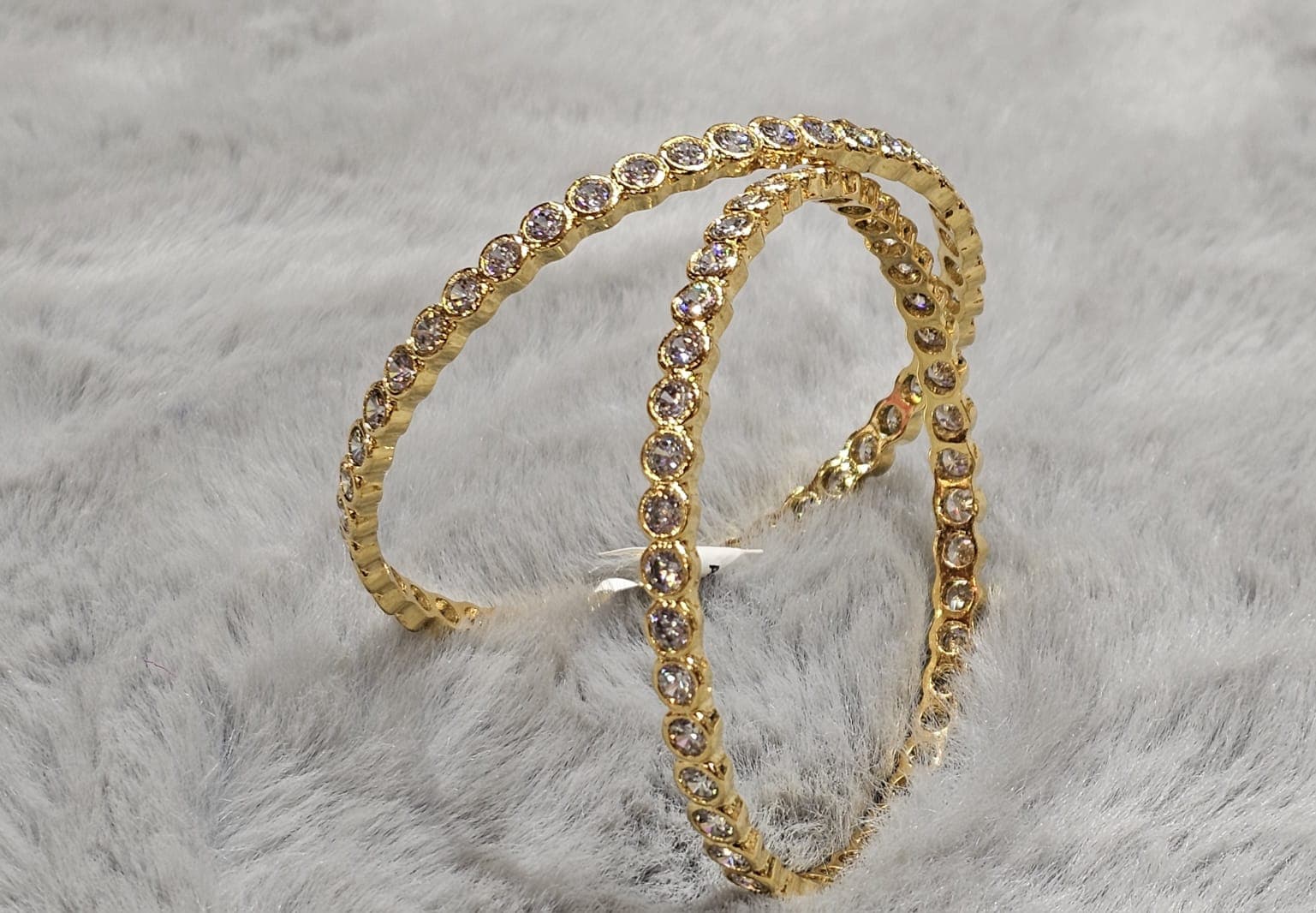 AD Bangles, copper jewellery, sparkling American Diamonds, Bharatanatyam jewellery accessories
