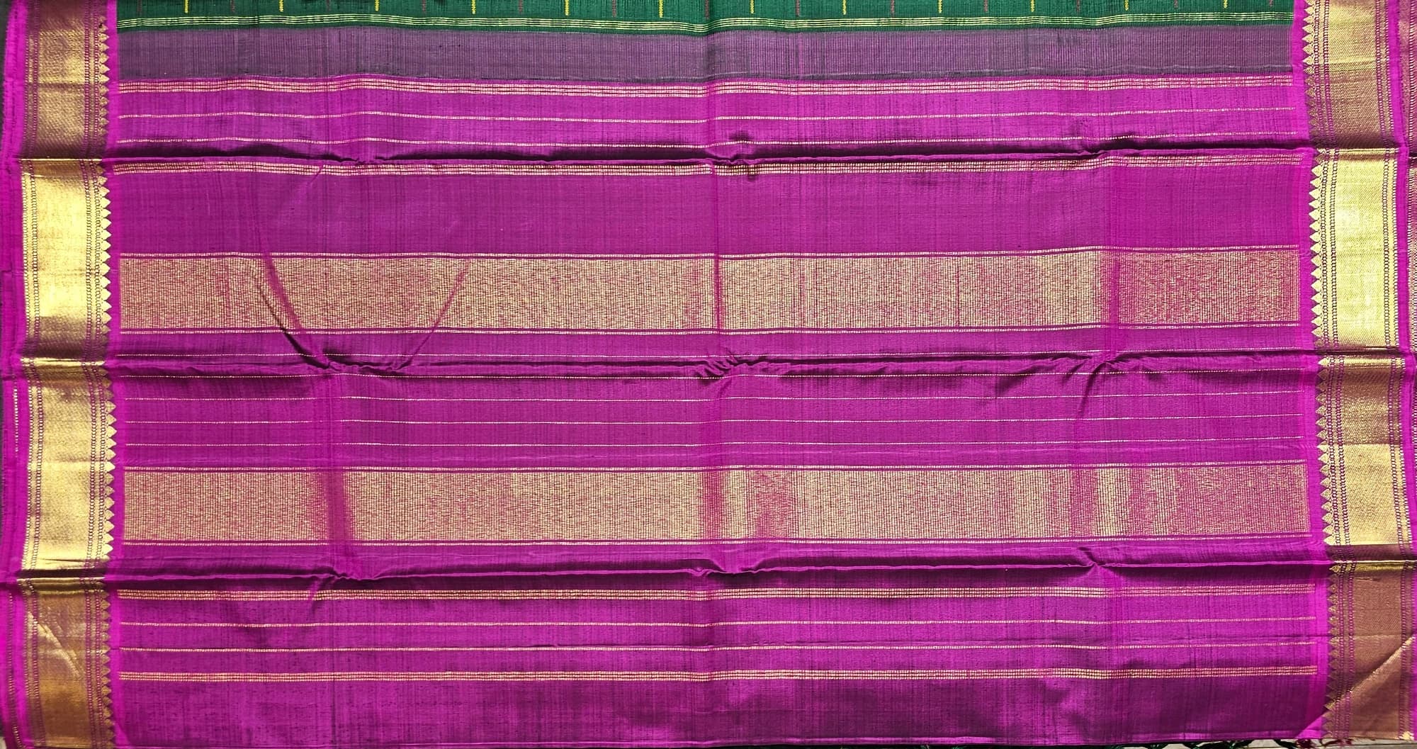Green with Vadamalli | Kanchipuram Silk Saree | Arangetram | SV894