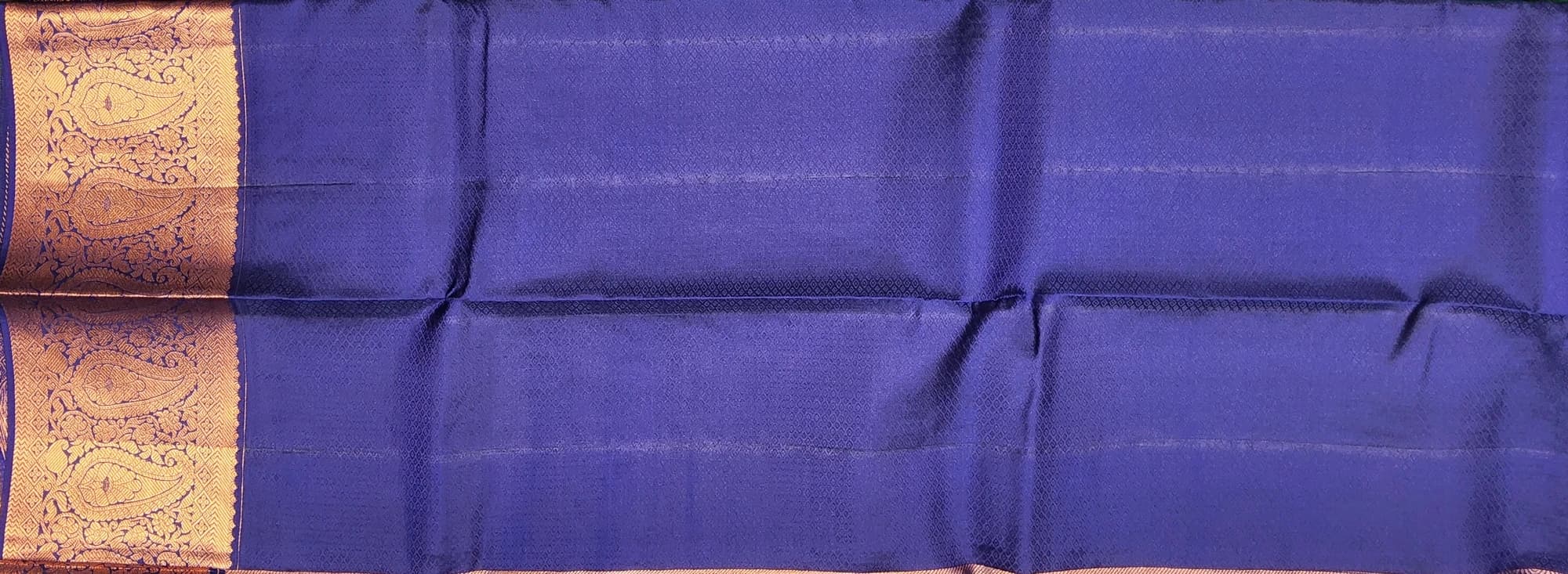 Checked Green with Dark Blue | Semi Silk | STPL26