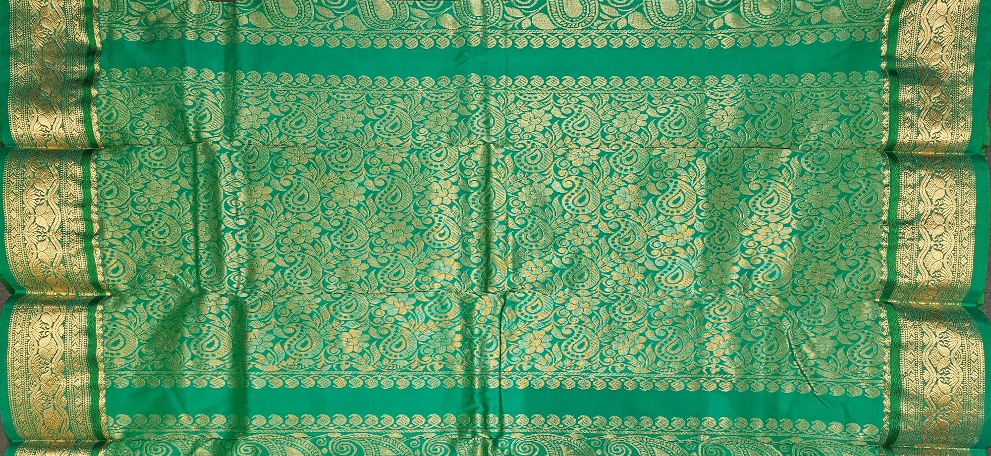 Maroon w Green |  Dharmavaram Silk Saree