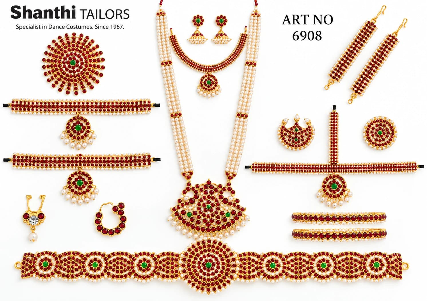 Imitation Dance Full SET  | Imitation | Jewellery Set | 6908
