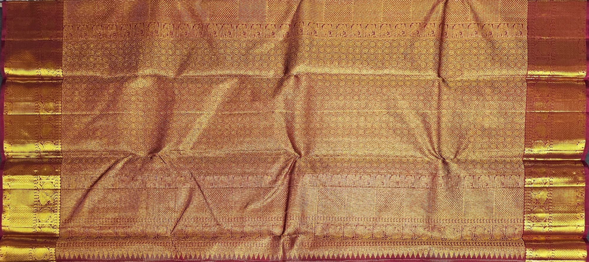 Maroon Self | Kanchipuram Silk Saree | SESS93