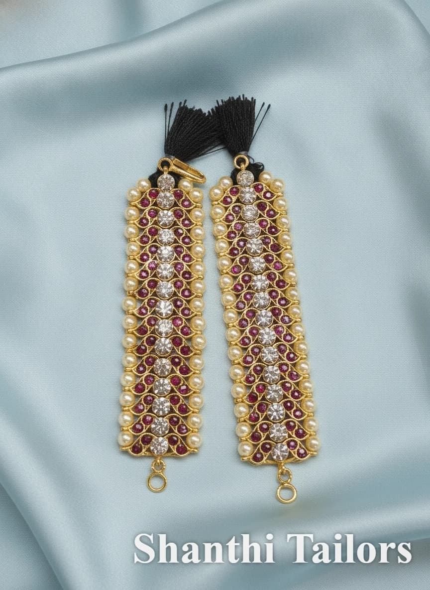 5 Line Leaf Mattal | Copper Jewellery | NJ016