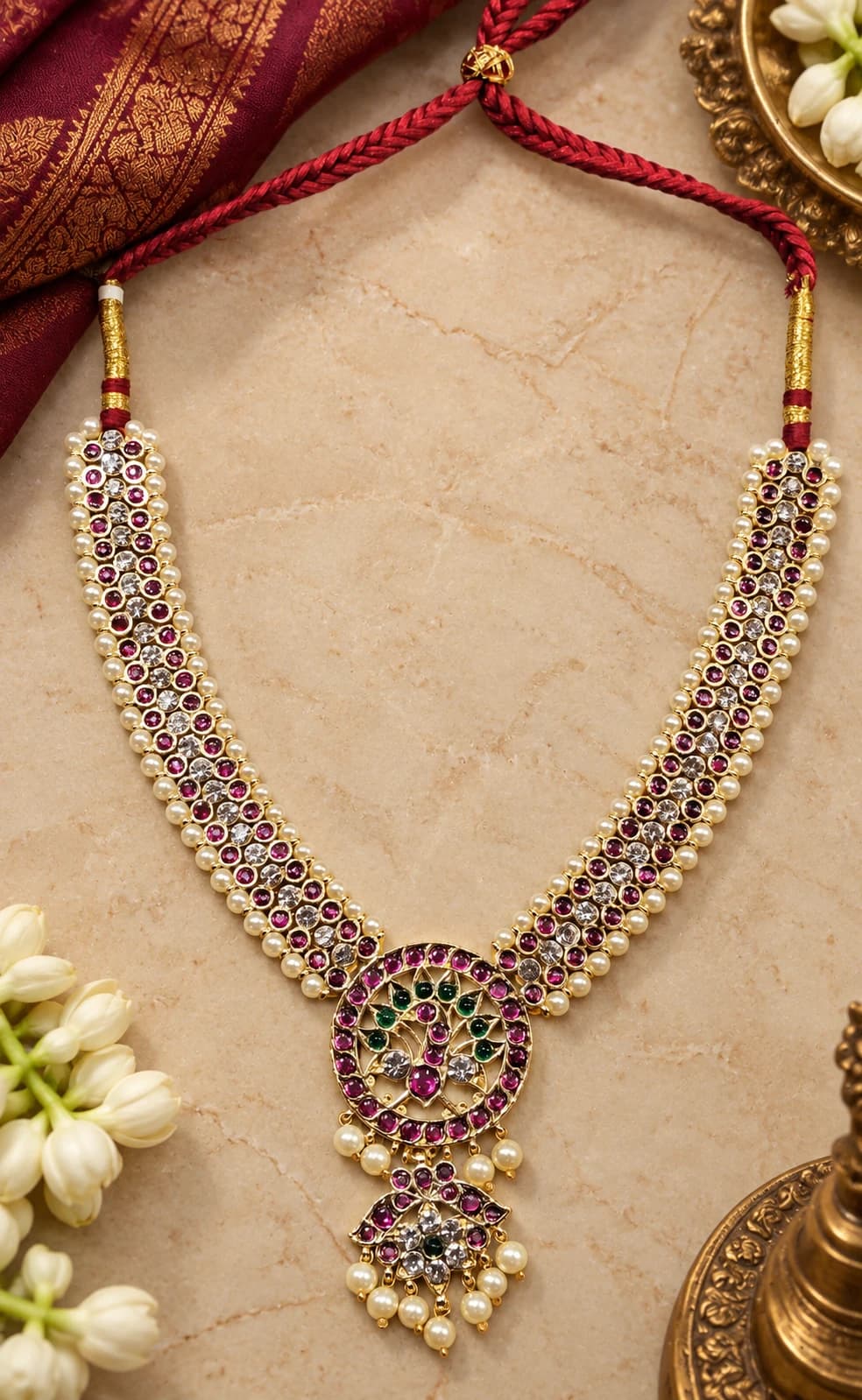 Round Pendant Necklace |  Copper Jewellery | 86248
