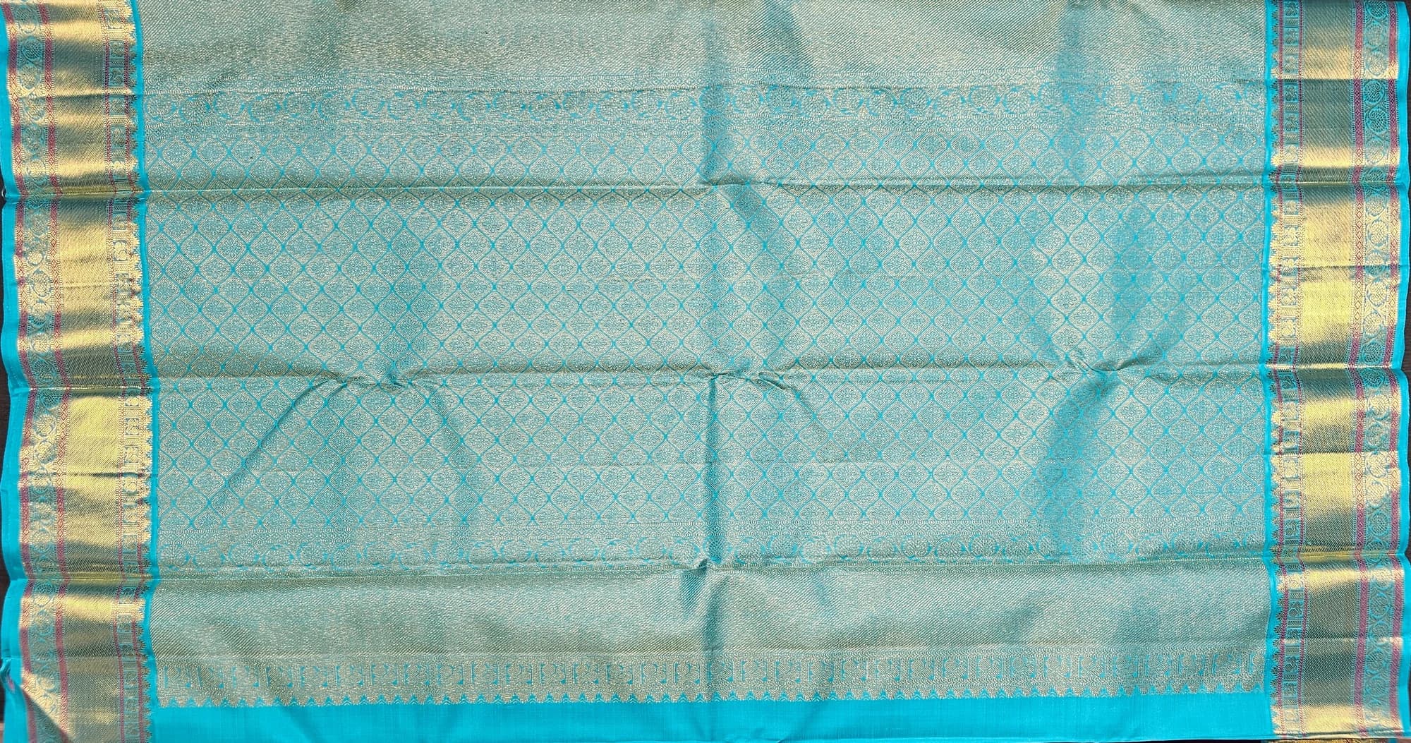 Vadamalli with Sky Blue | Kanchipuram Silk Saree | Arangetram | SESS71
