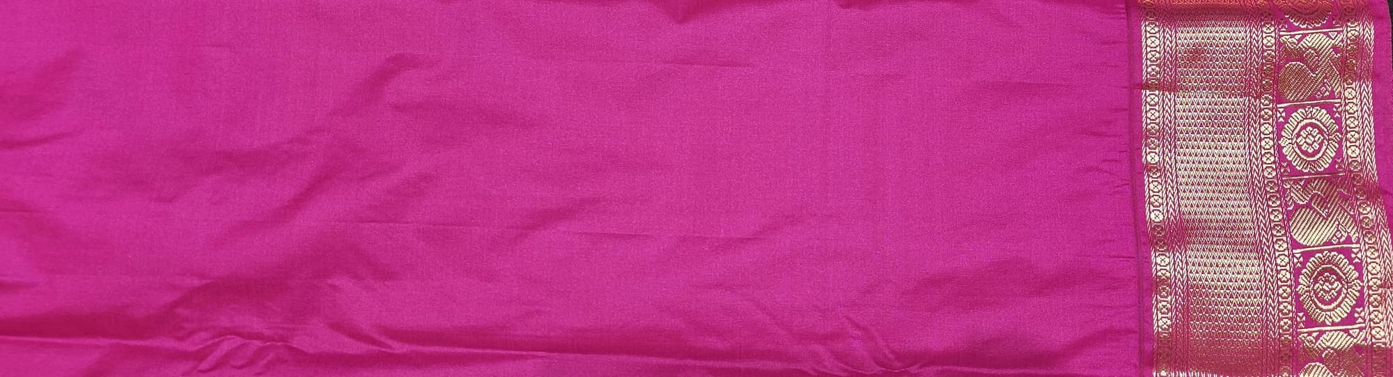 Yellow with Pink | Margam Saree | OSS13