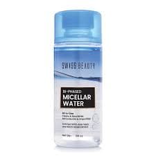 Swiss Beauty Micellar Water. Removes heavy dance makeup. No rinse formula. Hydrating.
