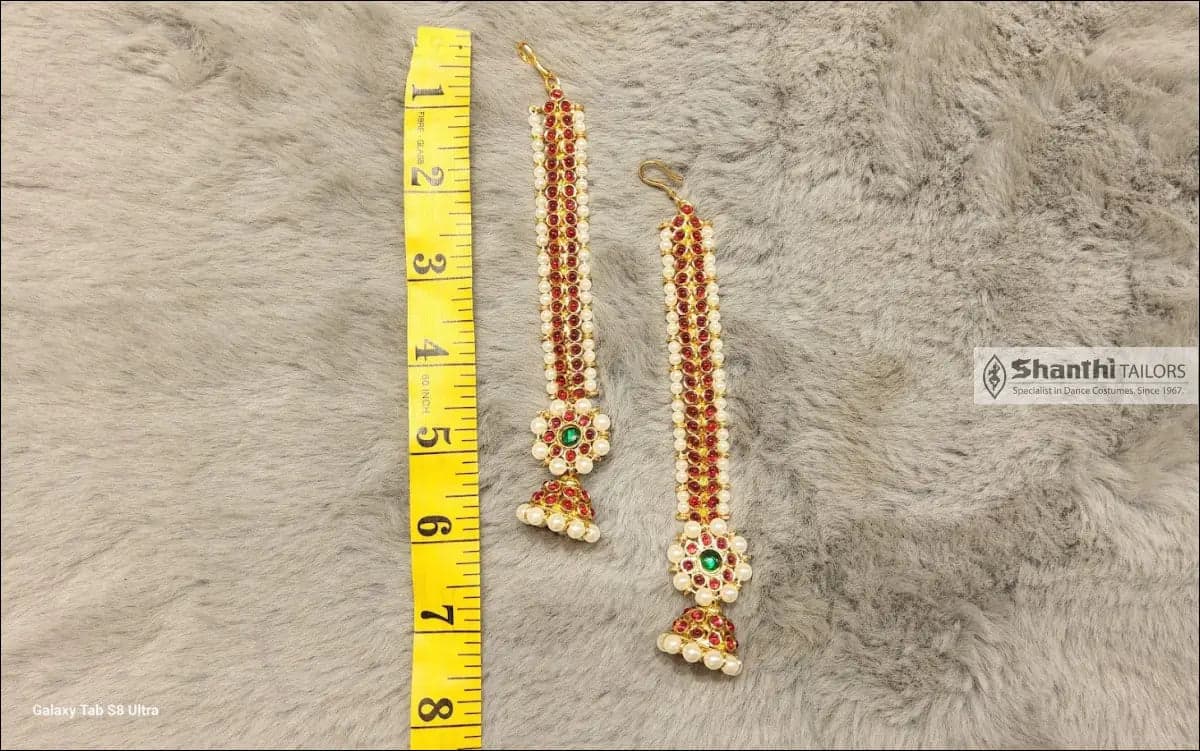 MARGAM FULL SET WITH PEARL FOR BHARATNATYAM AND KUCHUPUDI Jewellery set
