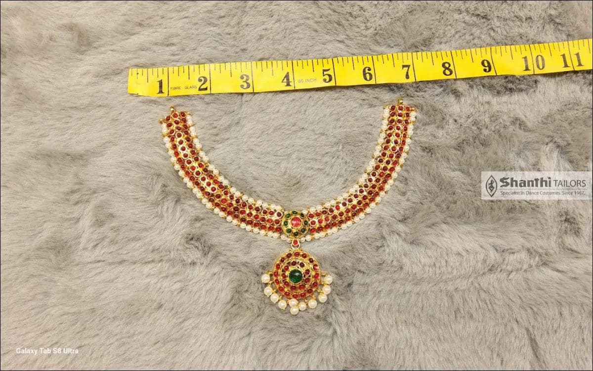MARGAM FULL SET WITH PEARL FOR BHARATNATYAM AND KUCHUPUDI Jewellery set