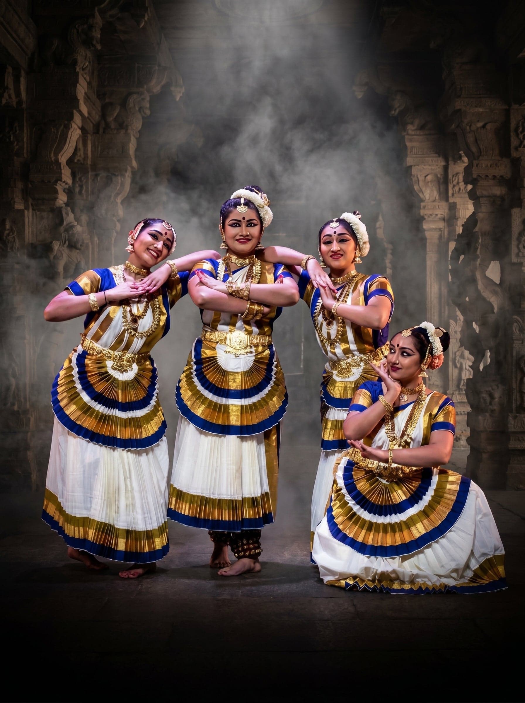 Mohiniattam | Dance Costume | Kerala Costume |  Custom Tailored Silk (Est. 1967)