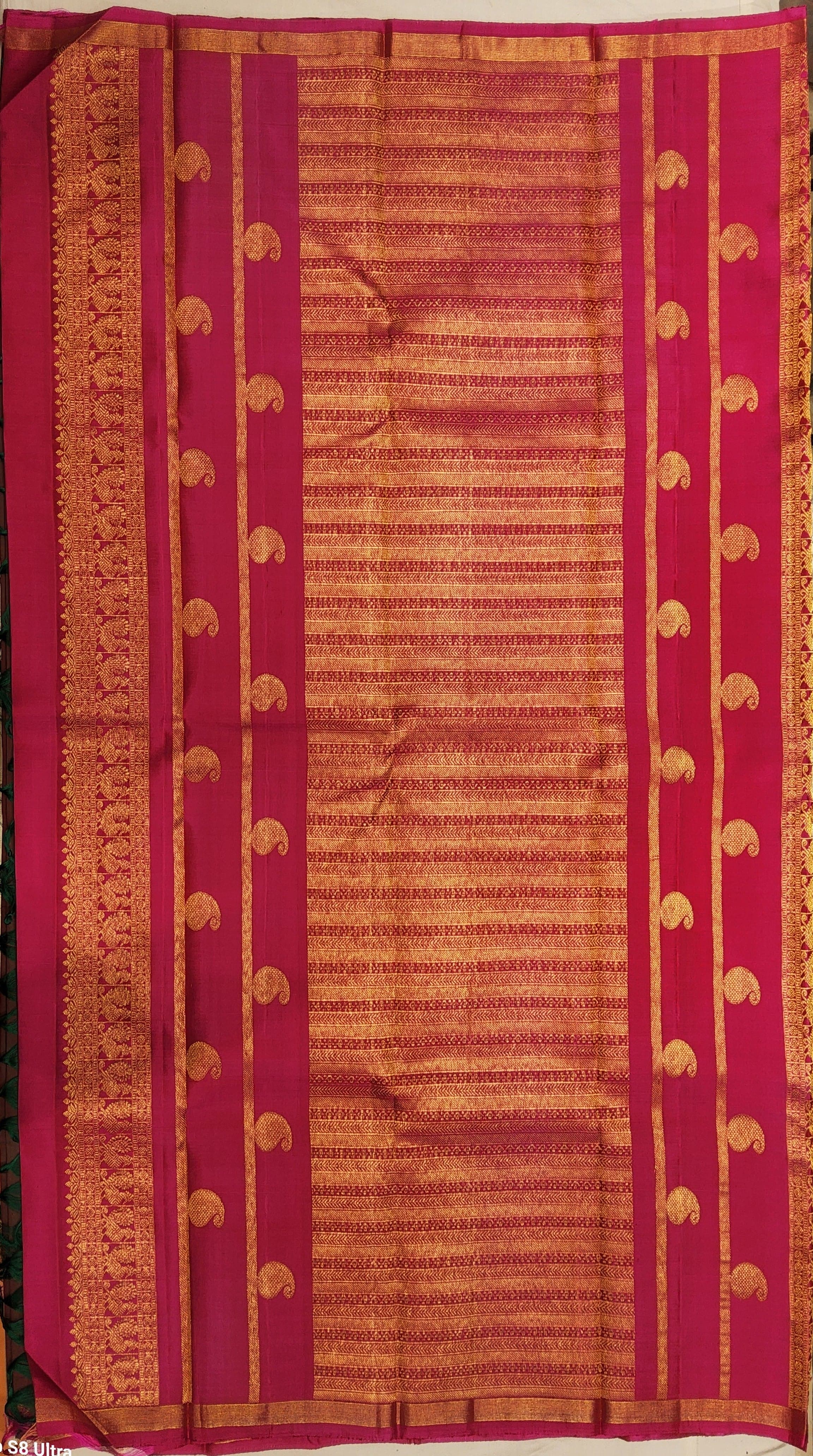 Bharatanatyam Kanchipuram Silk Saree | Cocoa Brown Handloom