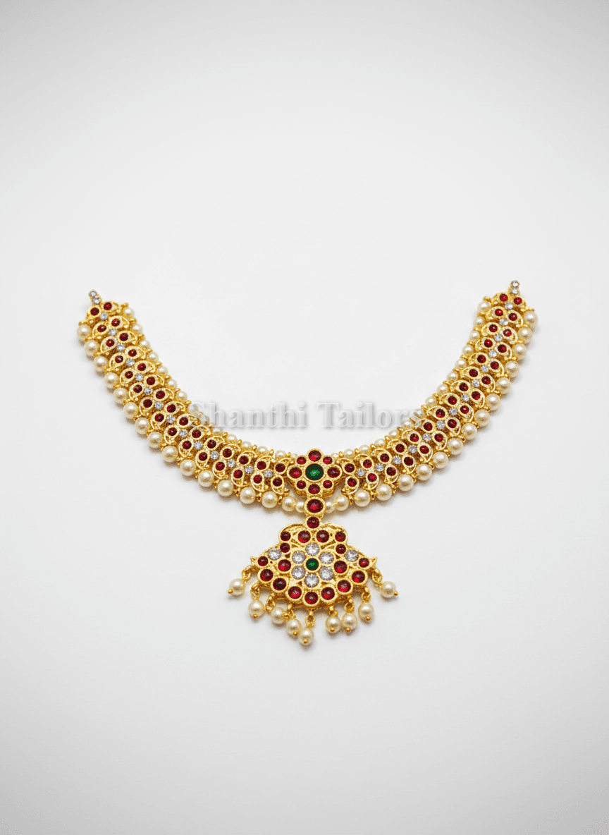 Bharatanatyam Temple Style Manga Necklace for Arangetram