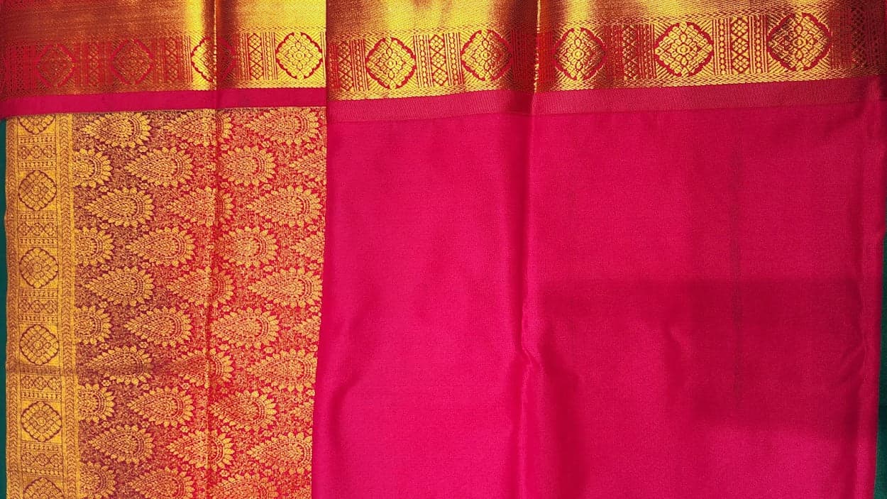 Bharatanatyam Margam Saree: Ramar Green & Pink Dance Costume