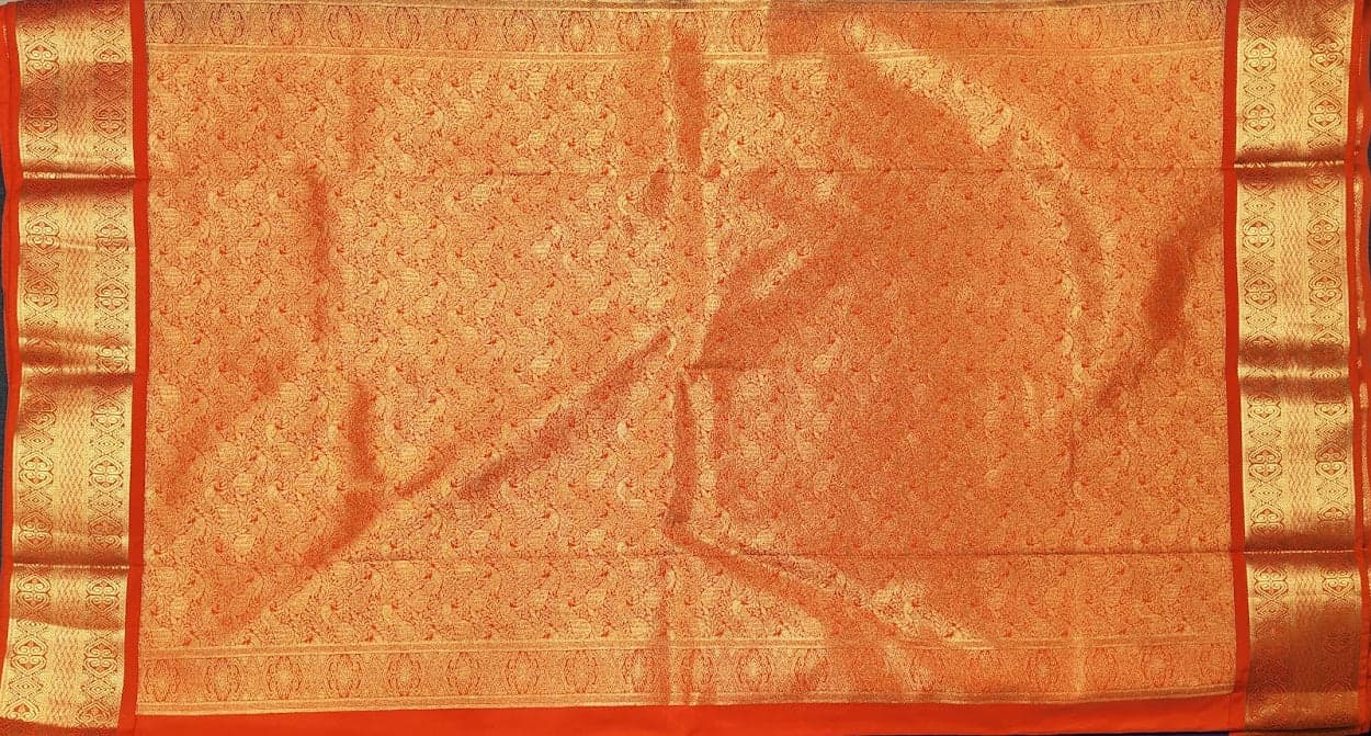 Bharatanatyam Vadamalli Purple Kanchipuram Silk Saree for Arangetram