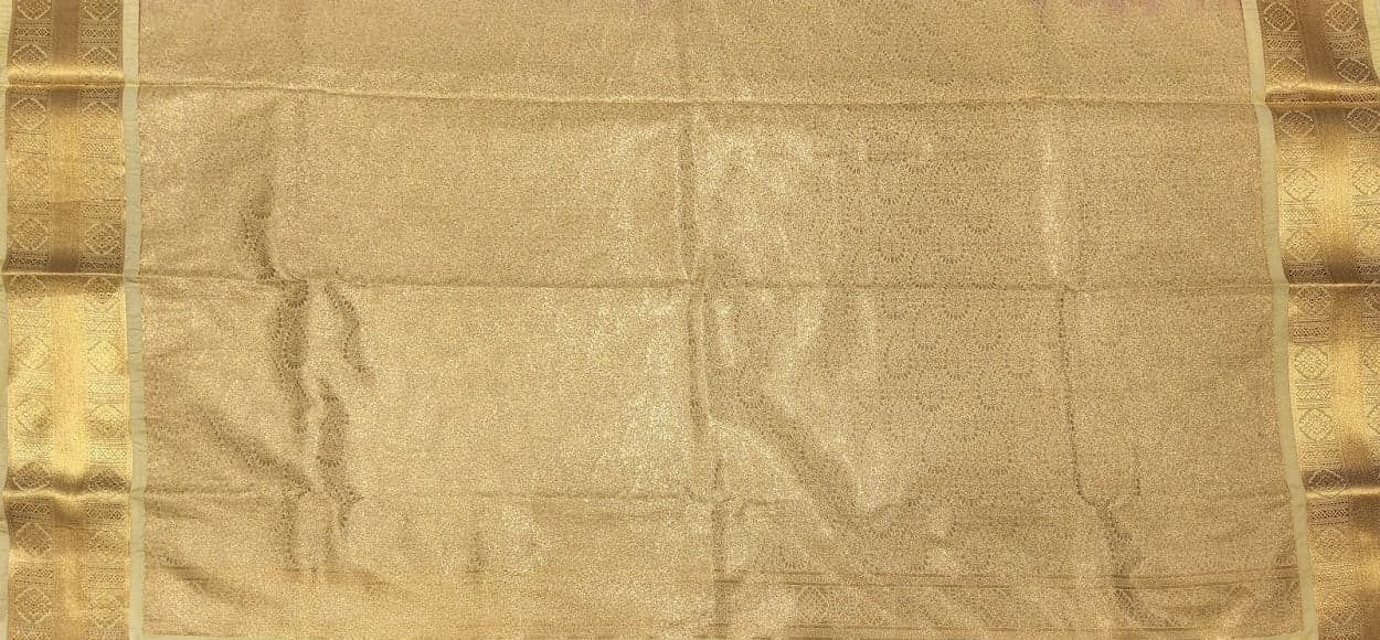 Bharatanatyam Vadamalli Kanchipuram Silk Saree - Arangetram Margam