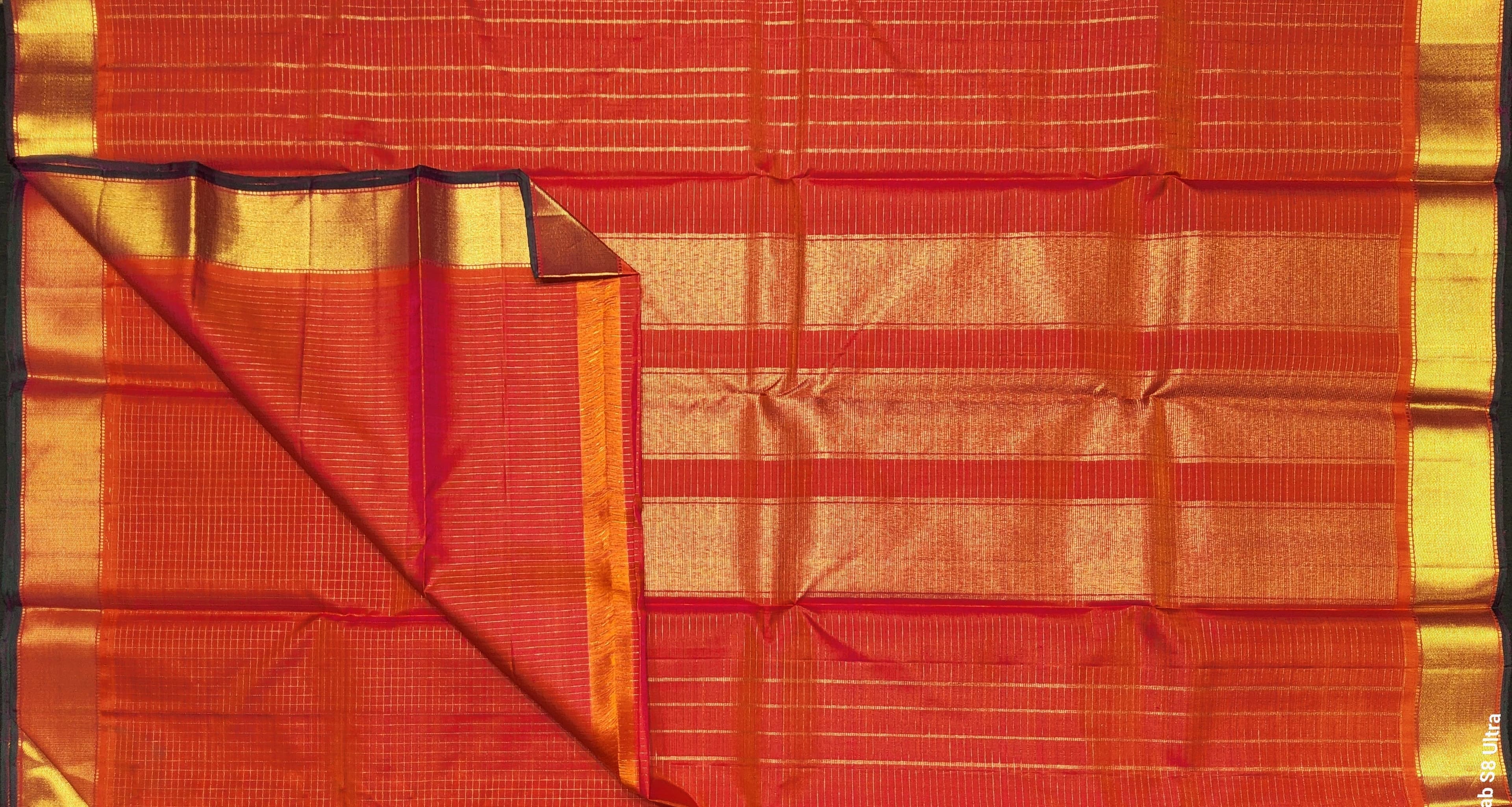 Bharatanatyam Arangetram Kanchipuram Silk Saree - Peach Gold