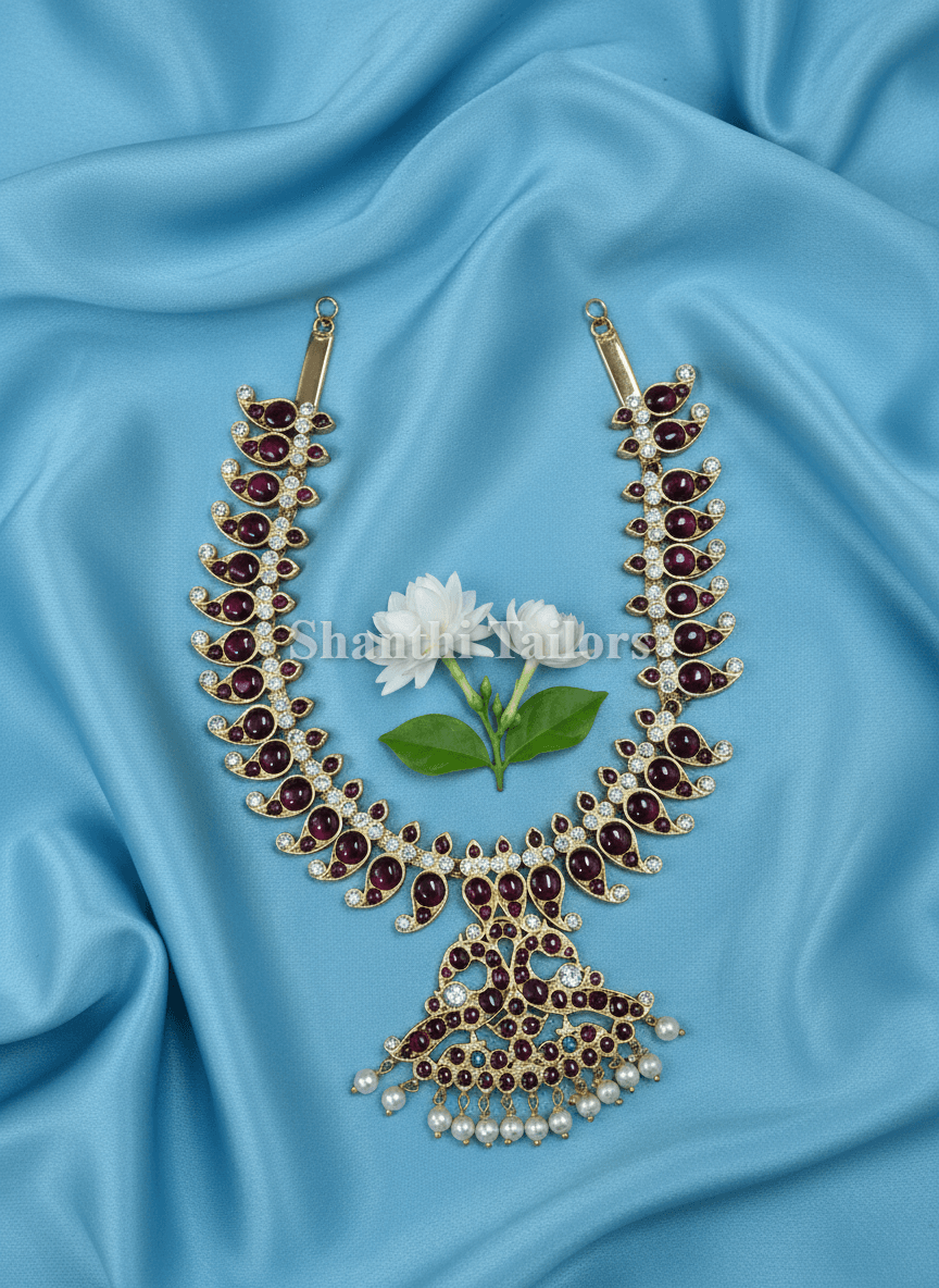 Surul Mango Necklace | Original Temple Jewellery | Short Necklace