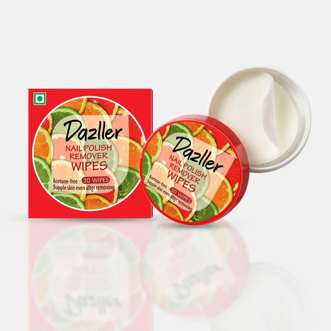 Dazeller Green Apple Nail Polish Remover Wipes for Dancers