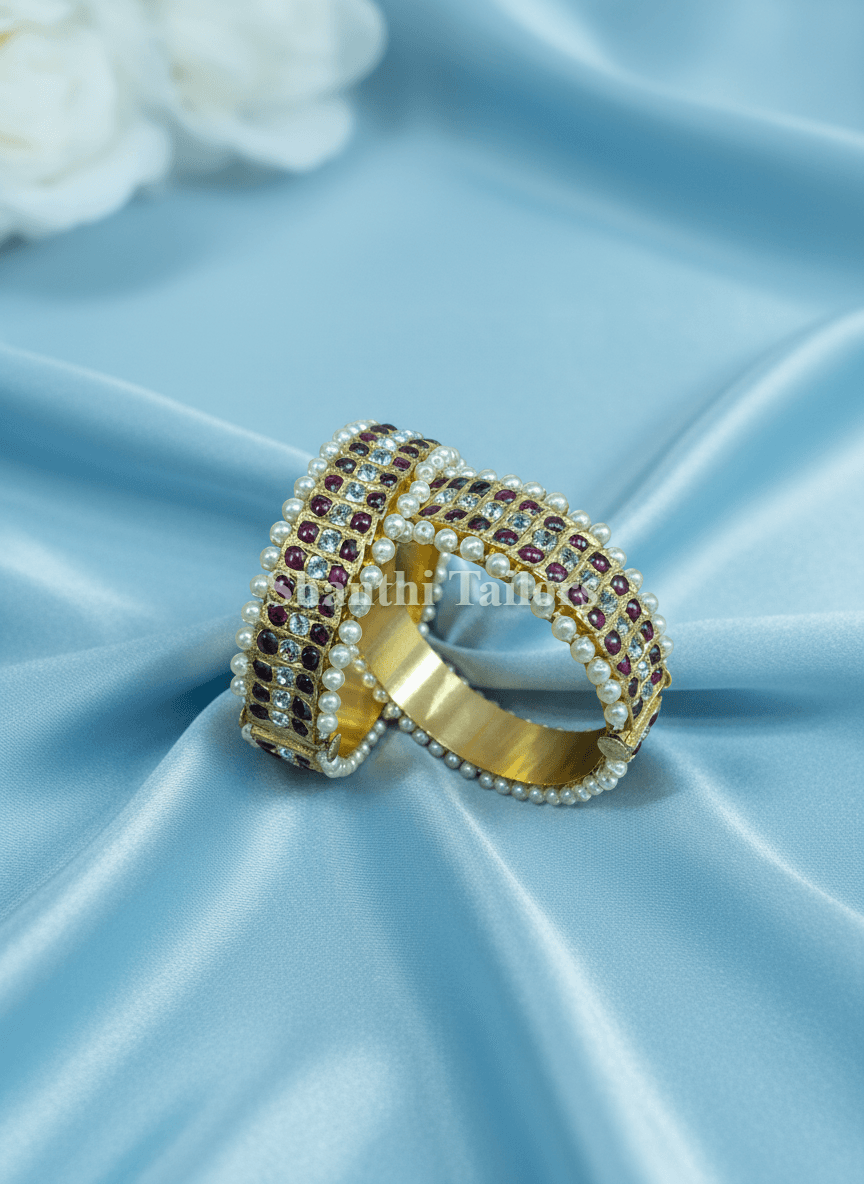 S Kappu Bangle | Screw Type | Original Temple Jewellery | TJPK13 | Bangle