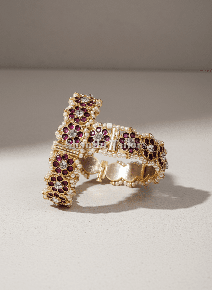 Round Bangle | Margam Jewellery | Screw Type | NJ147