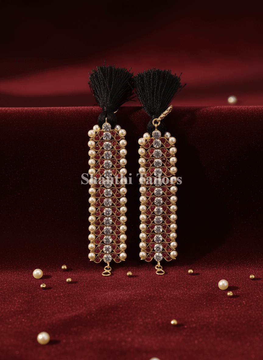 5 Line Leaf Mattal | Copper Jewellery | NJ016