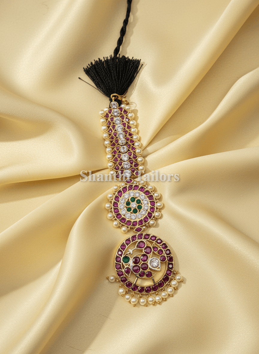Peacock Chutty | Tikka | Copper Jewellery | NJ096