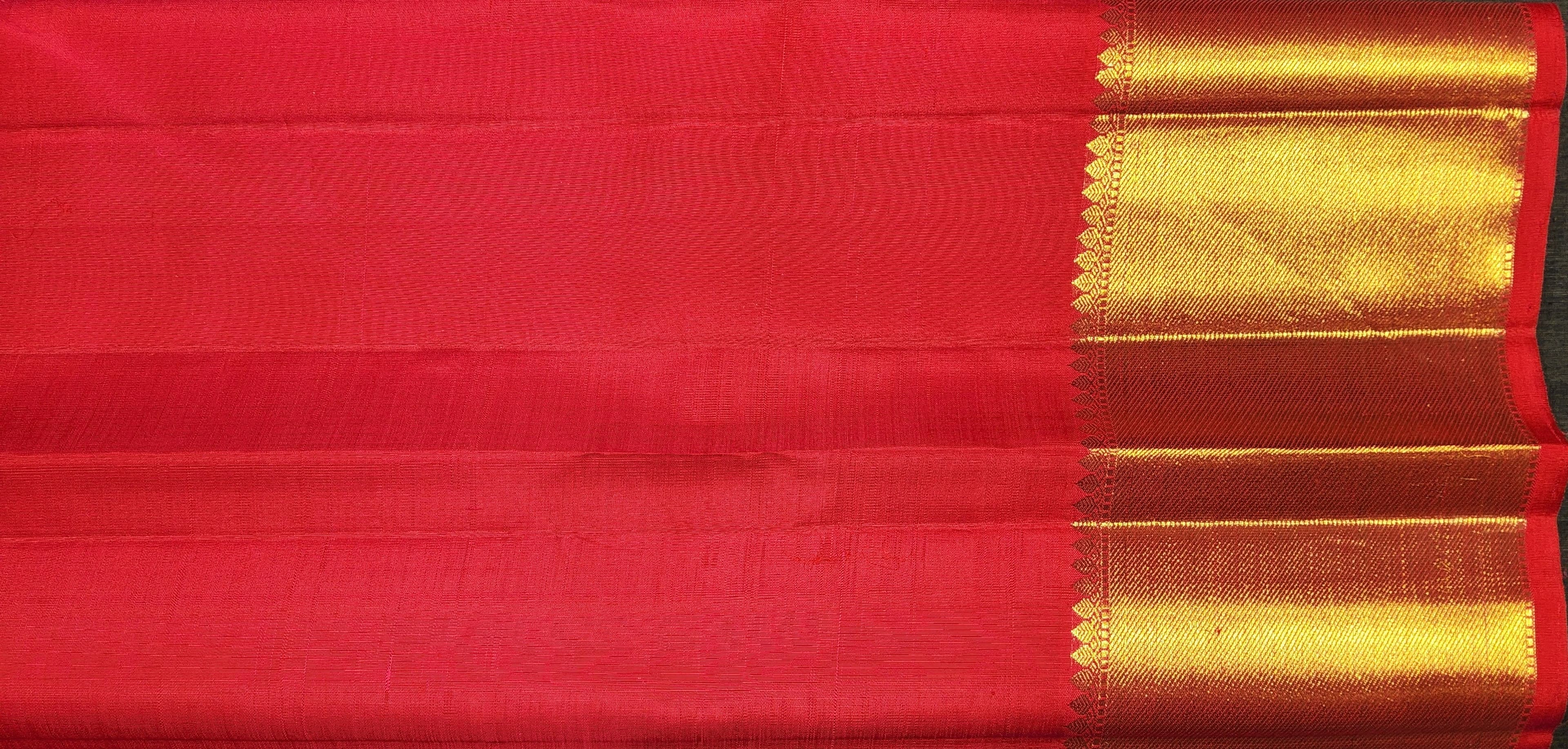 Bharatanatyam Kanchipuram Silk Saree with VairaVoosi Zari