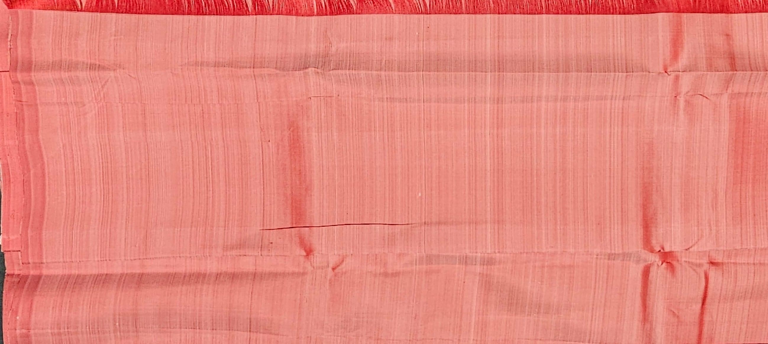Peach Pink Kanchipuram Silk Saree for Bharatanatyam Arangetram