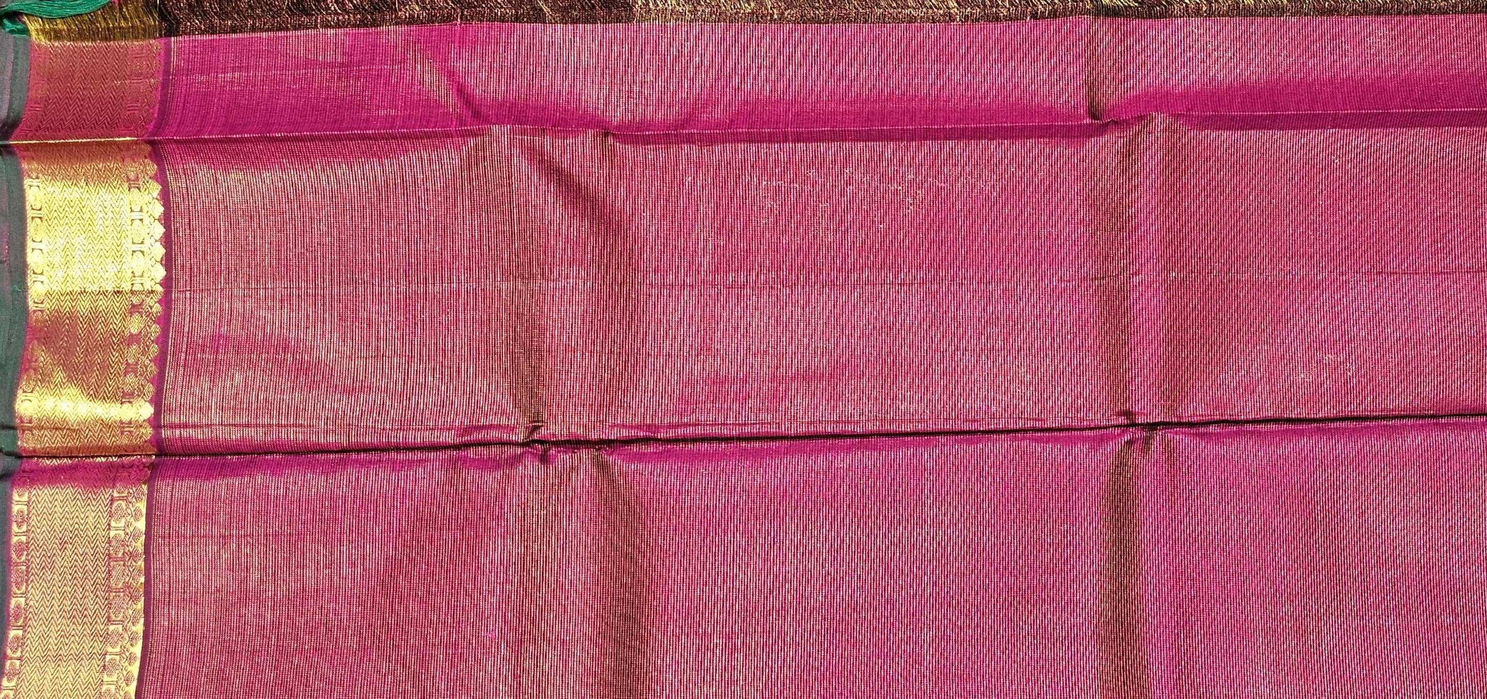 Vadamalli Kanchipuram Silk Saree | Arangetram Bharatanatyam Dress
