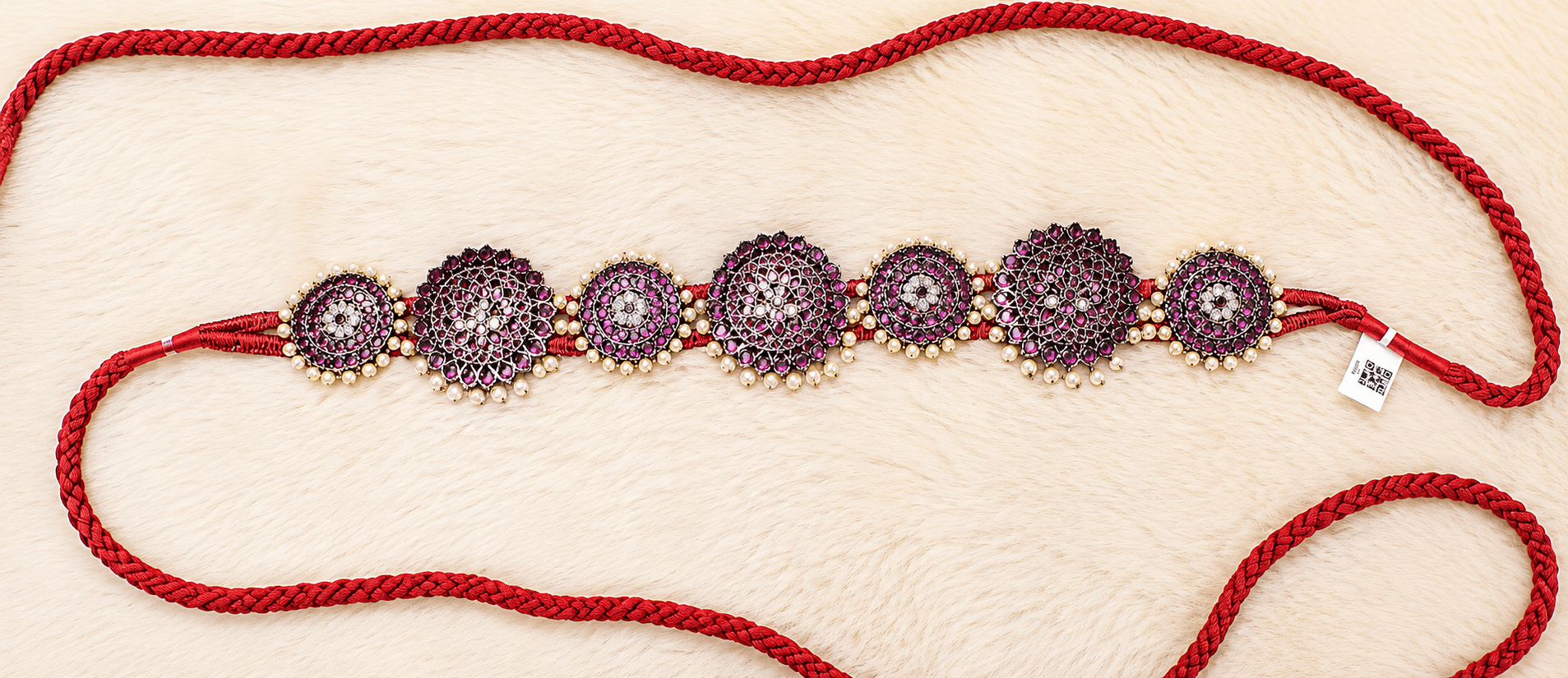 Peacock Belt | Black Series | Copper Jewellery | NJ168