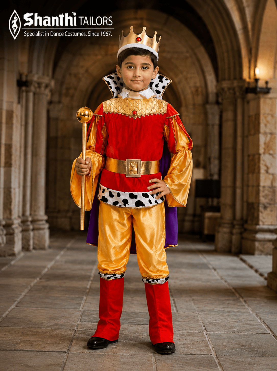 Luxury King | Kids Fancy Dress | King & Royalty Character Costumes