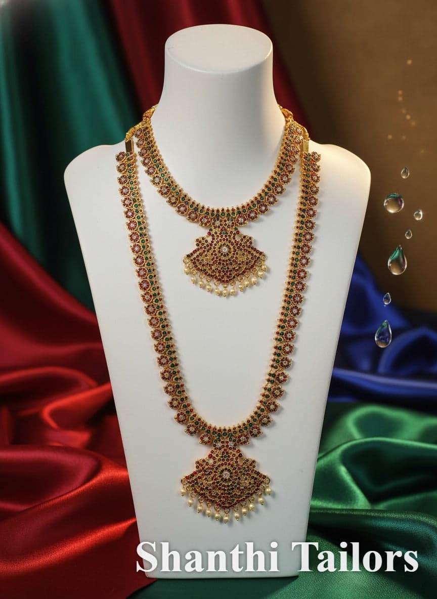 Mango Necklace and Haram Imitation | Jewellery Set
