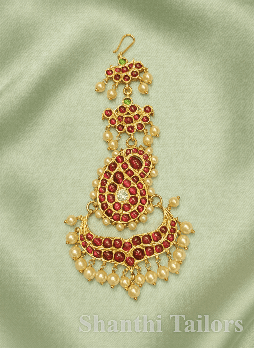 Mayura Manga Chutty | Tikka | Original Temple Jewellery