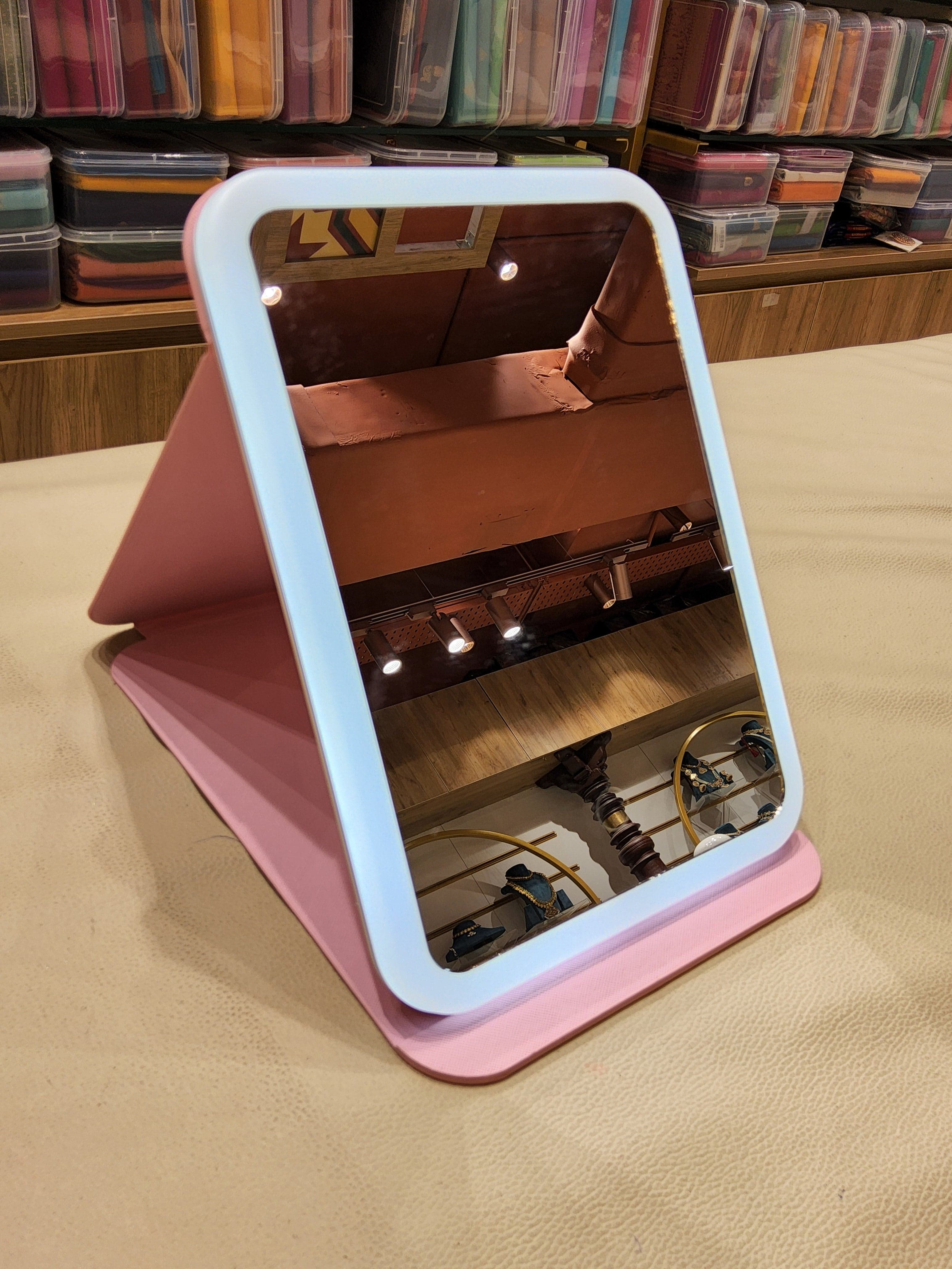 Portable Stand Mirror: Lightweight design for dancers, easy to carry.