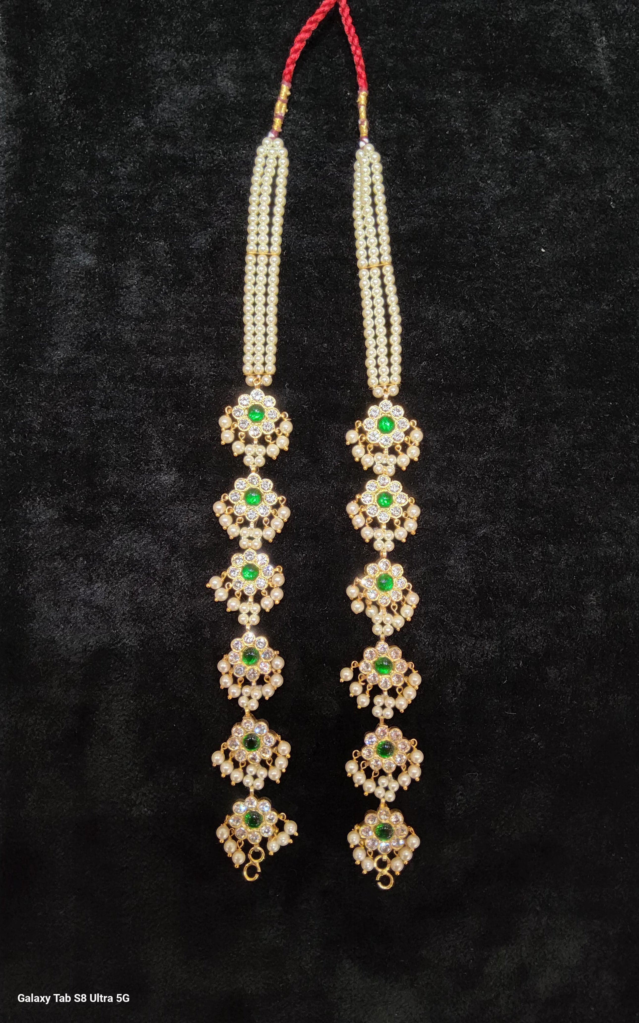Muthu Malai Original Temple Jewellery Necklace - Shanthitailors