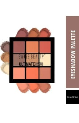 Swiss Beauty eyeshadow palette, makeup essentials for stage & bharatanatyam makeup looks.