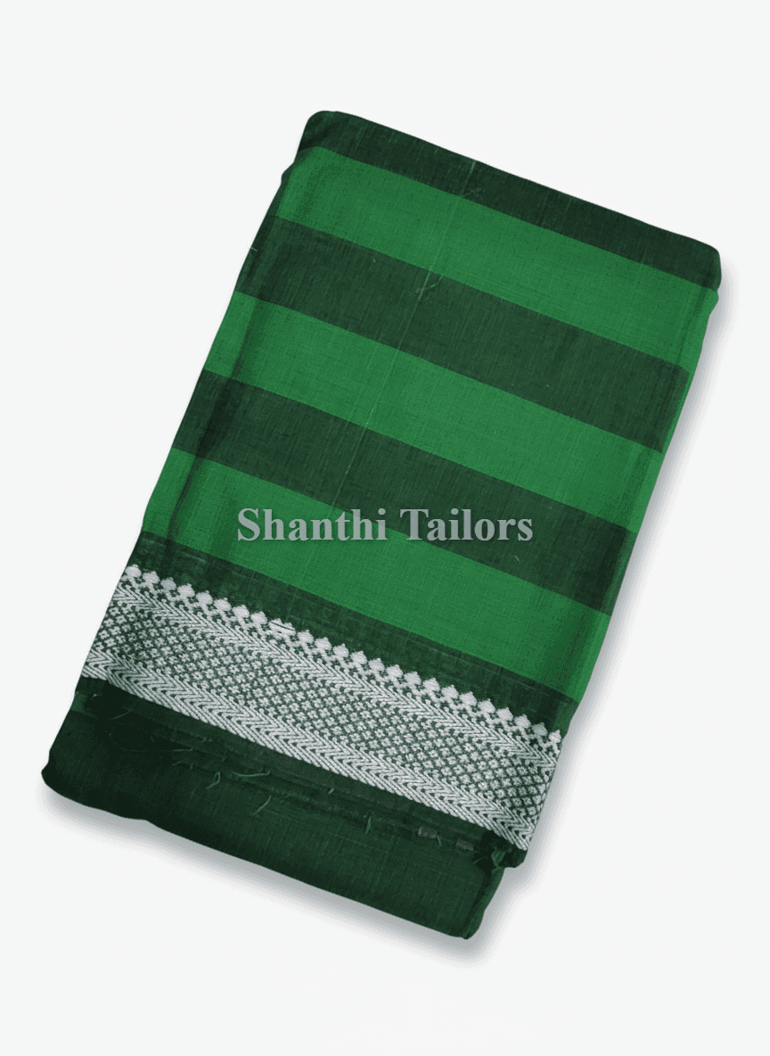 Practice Saree | White Border - Image 6