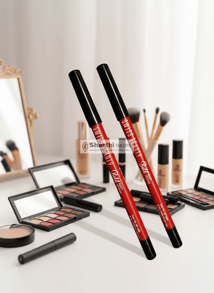 Swiss Beauty lip liner pack. Prevents lipstick feathering. Creamy formula.