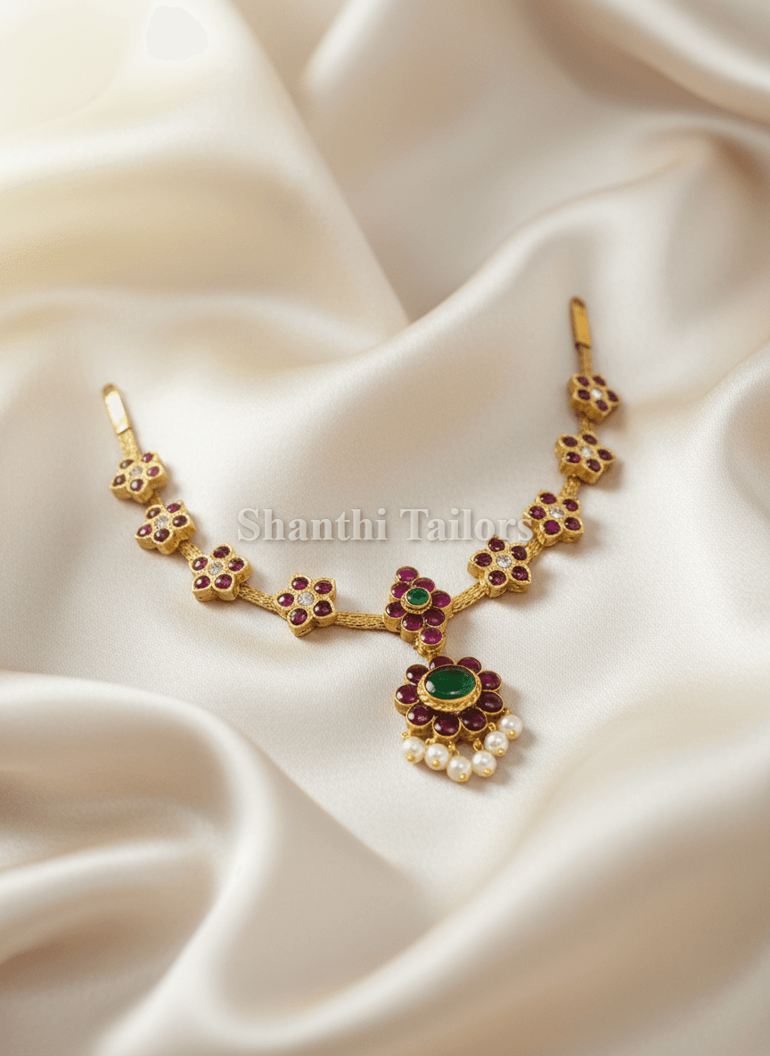 Flower Attigai | Original Temple Jewellery