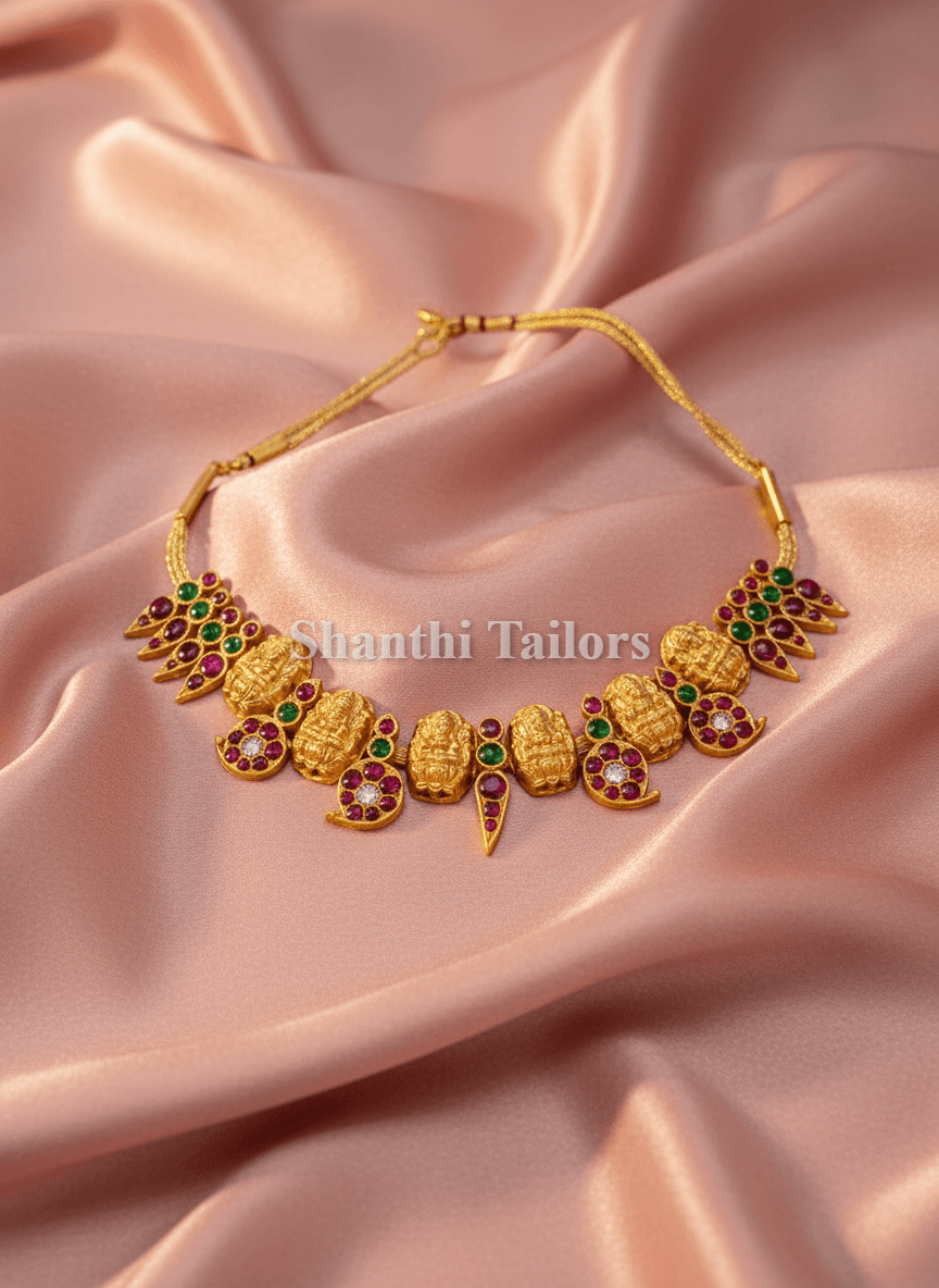 Lakshmi Mango Necklace | Original Temple Jewellery |  TJAYY34