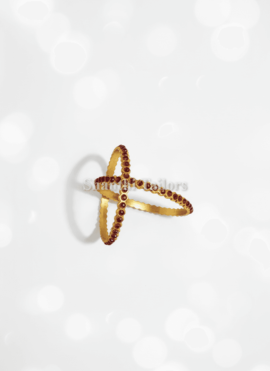 Dance bangles set, kemp stones, silver base gold leaf, ideal for Bharatanatyam
