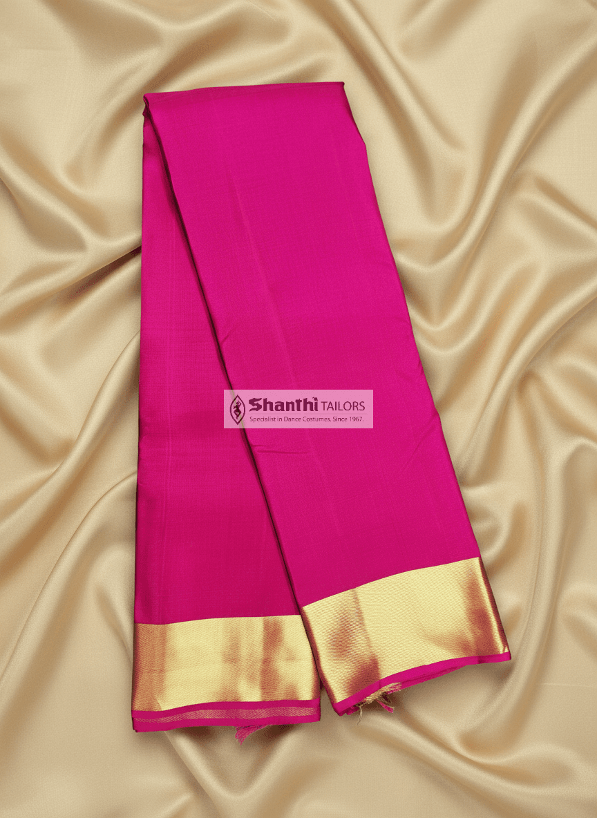 Kanchipuram Silk Saree SPR658: Handwoven South Indian saree with zari border.