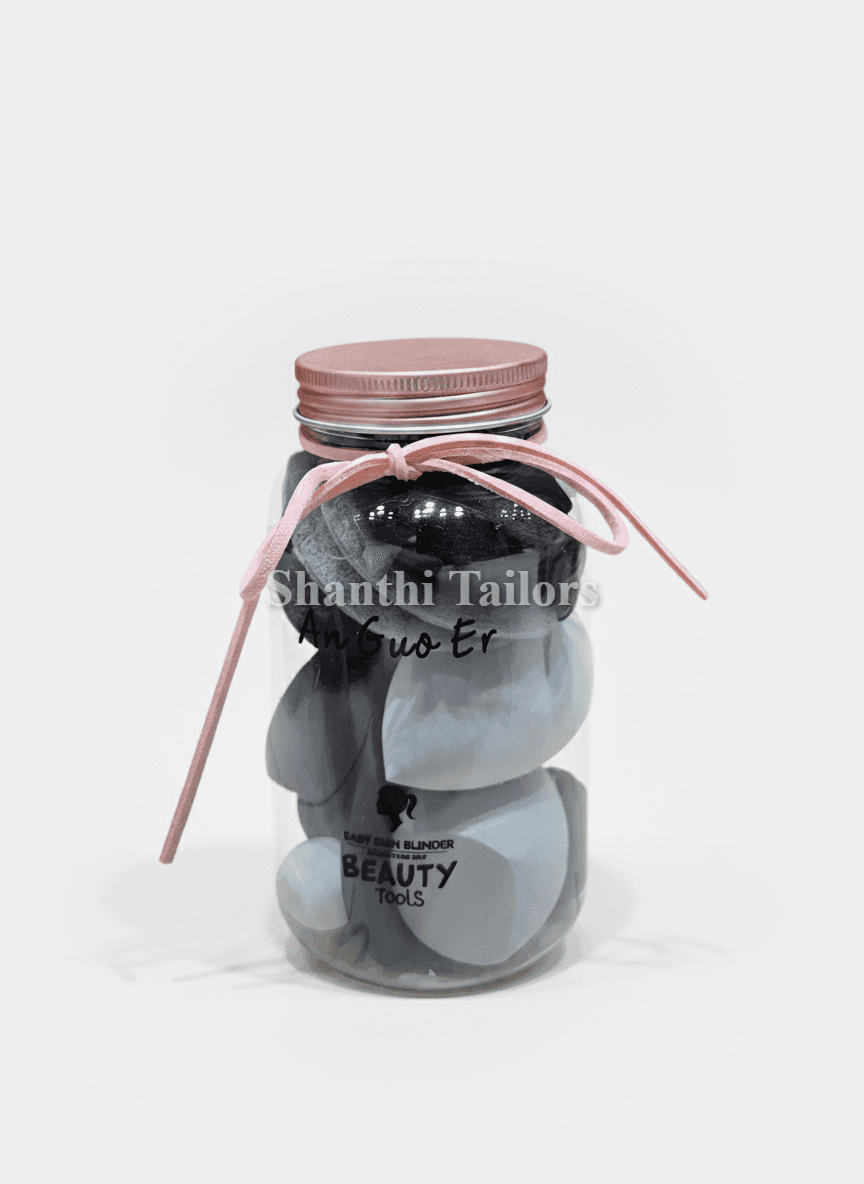 Makeup blender set – tear drop shaped sponge for precise makeup application, shanthi tailors chennai.
