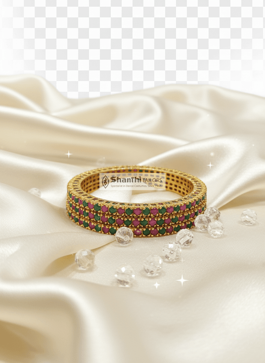 Green and Pink Circle Bangle | Fashion Jewellery | Bangle - Bangles