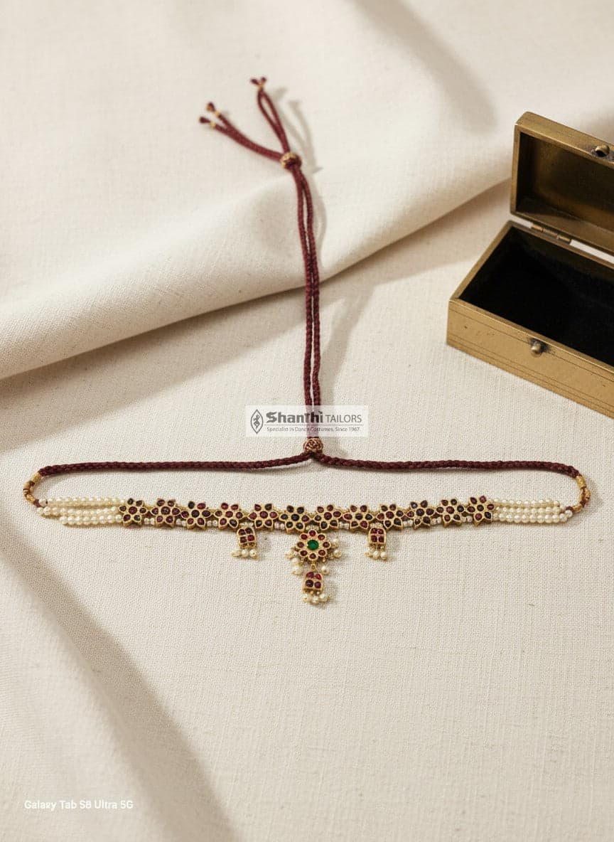 Flower Choker | Temple Jewellery | - Necklace
