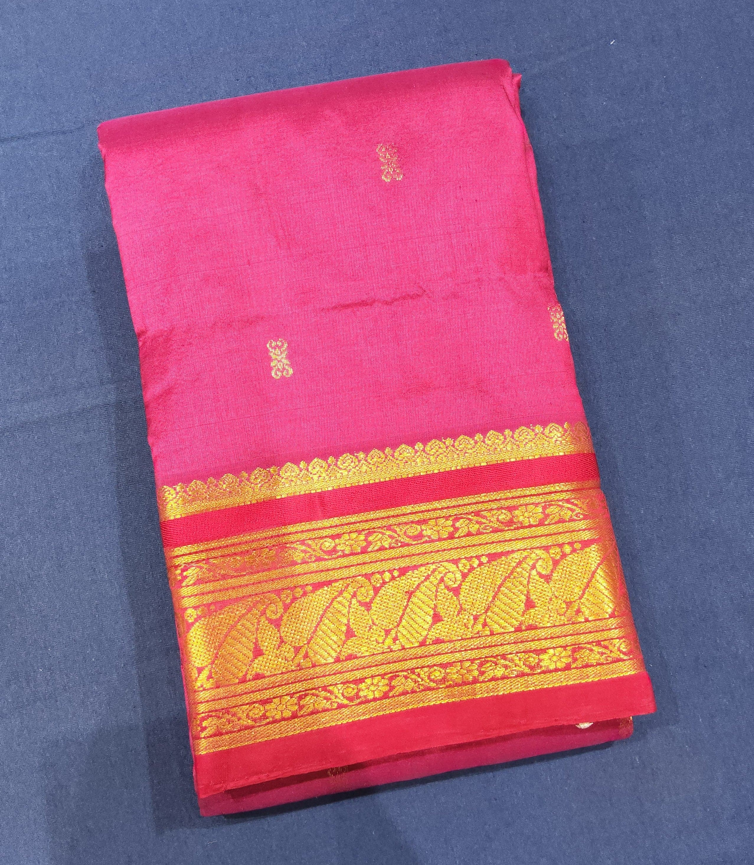Pink Self | Dharmavaram Silk Saree
