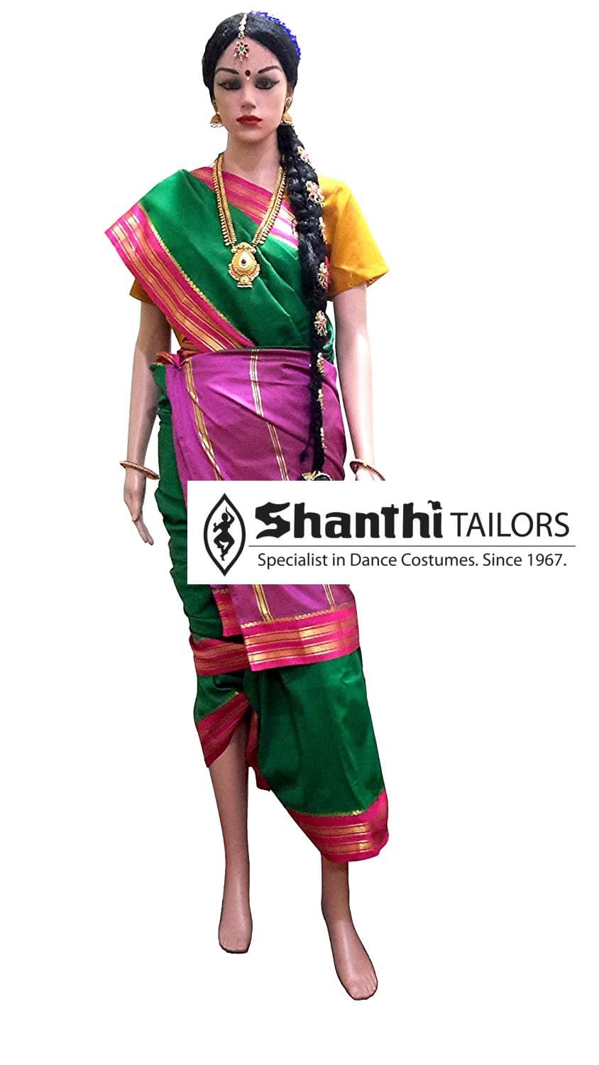 Readymade Madisaree - Iyer/Iyengar Semi Silk Saree shanthitailors