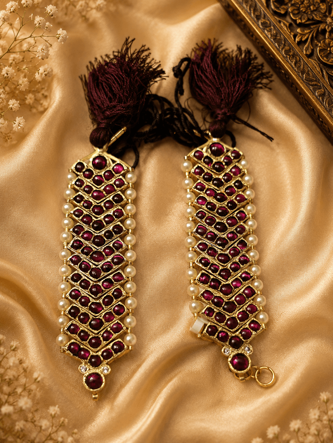 Mattal | 5 Stone Mattal | Original Temple Jewellery