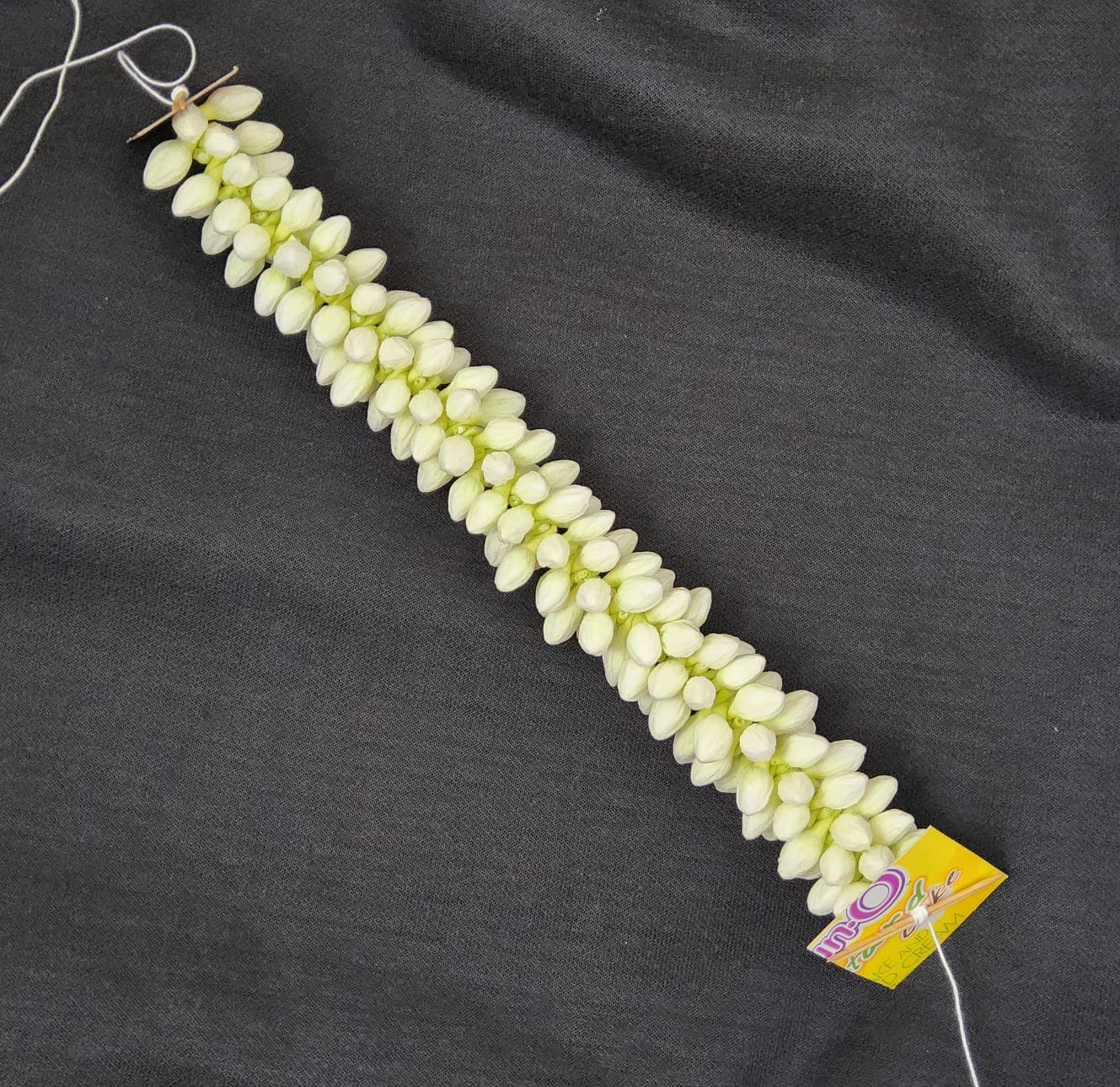 Realistic Jasmine Flower Hair Accessory | for Bharatnatyam