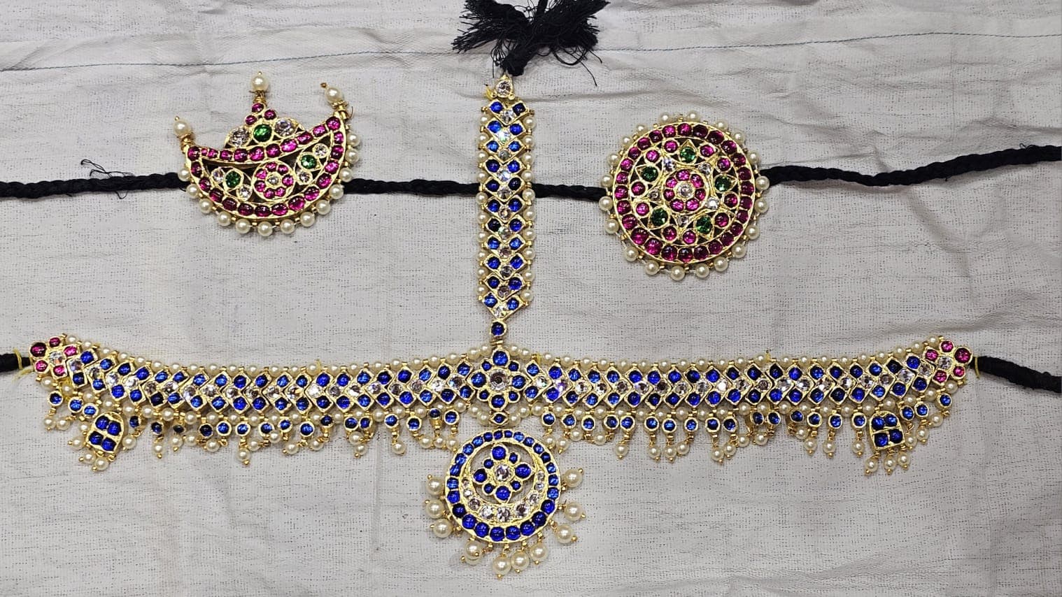 Blue Headset / Original Temple Jewellery